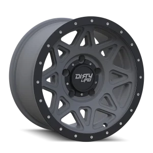 Dirty Life – THEORY – Gunmetal – 17″x9″ -12mm – All weather Wheels – 9305-7981MGT